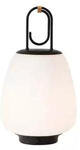 Lucca SC51 Exterior Portable Opal Glass/Black - &Tradition