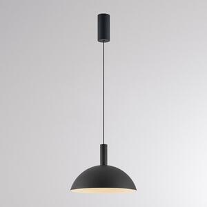 Molto Luce Lampă suspendată LED LORA II, negru, Ø 24 cm, dimabil, 40° CCT, reglabil, Negru, Camera de zi / sufragerie, Metal, Modern