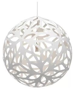 Floral Lustră Pendul Ø80 White 2 Sides - David Trubridge