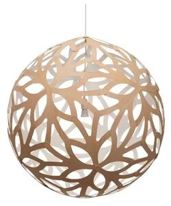 Floral Lustră Pendul Ø80 White 1 Side - David Trubridge