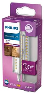 Bec LED 14W (100W) (114lm) 118xØ29mm Reglabil R7s - Philips