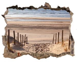 Fototapet un zid spart cu priveliște Dune de coastă