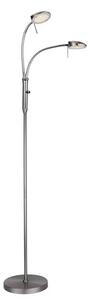 Vegas 2 Lampadar Brushed Steel - Halo Design