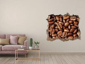 Autocolant de perete gaură 3D Boabe de cafea