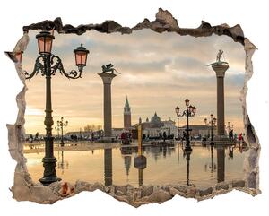 Fototapet 3D gaură în perete Veneția, italia
