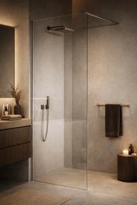 Paravan Dus Walk-In 800 × 1900 mm, Sticla Securizata 8 mm Transparenta
