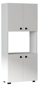 Dulap din pal, Beny Homs, alb, 160 x 60 x 31.4 cm