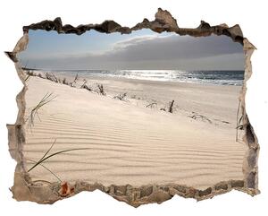 Fototapet 3D gaură în perete Plaja mrzeżyno