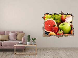Fototapet un zid spart cu priveliște Fructe colorate