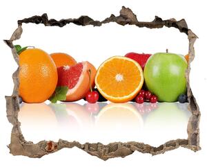 Autocolant autoadeziv gaură Fructe colorate