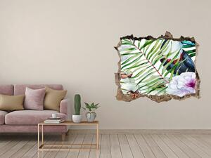 Autocolant un zid spart cu priveliște Toucan tropika