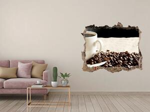 Autocolant un zid spart cu priveliște Cafea aromatică