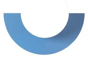 Candy Big Circle 180 L Aplică de Perete Scandi Blue - Swedish Ninja