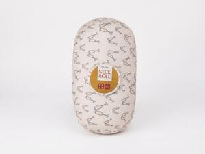 Perna de calatorie CHEERS NECK ROLL 30x15 cm, alb
