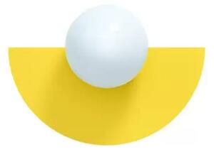 Candy Big Circle 180 S Aplică de Perete Sunshine Yellow - Swedish Ninja