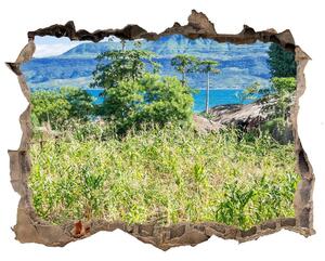 Autocolant de perete gaură 3D Lacul malawi
