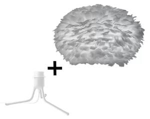 Eos Medium Veioză cu Mini Base Grey/White - UMAGE
