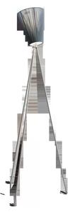 Oslo Wood Lampadar Steel/Green - Northern