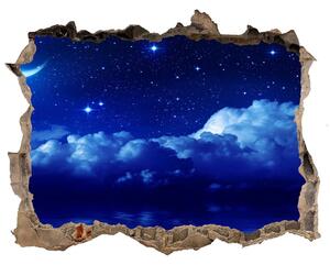 Autocolant 3D gaura cu priveliște Cerul de noapte