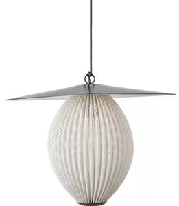 Satellite Lustră Pendul de Exterior Ø27 Cream White/Black - GUBI