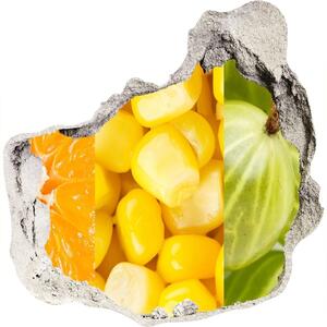 Autocolant autoadeziv gaură Fructe si legume
