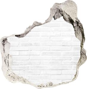 Fototapet 3D gaură în perete Un perete deteriorat cu vedere la cărămizi