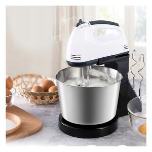 Mixer cu bol 350 W, 7 viteze, 2 teluri, 2 spirale