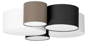 Lettie 5 Plafonieră Grey/Black/White - Lindby