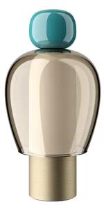 Easy Peasy ToGo Veioză Lagoon Turquoise/Honey/Gold - Lodes
