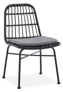 Scaun de gradina Hilda, negru