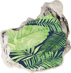 Autocolant autoadeziv gaură frunze tropicale