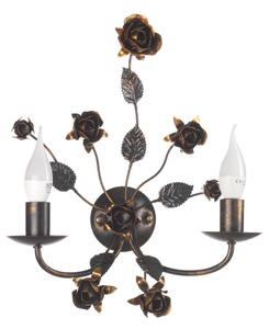 ONLI - Aplica de perete CAROLINA 2xE14/6W/230V bronz