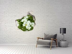 Autocolant de perete gaură 3D Flori de primăvară