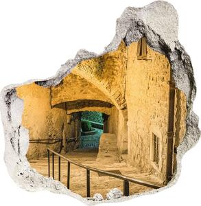 Autocolant de perete gaură 3D Peille Franța timp de noapte