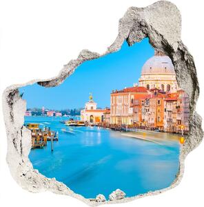 Fototapet 3D gaură în perete Veneția, Italia
