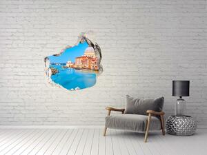 Fototapet 3D gaură în perete Veneția, Italia