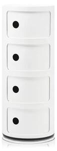 Componibili 4 Masă Laterală White - Kartell