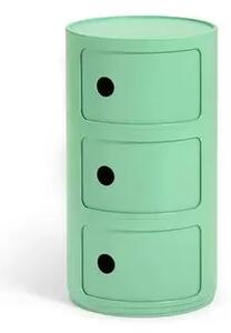 Componibili Bio 3 Masă Laterală Green - Kartell