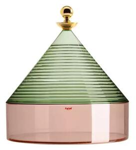 Trullo Storage Pot Green/Pink - Kartell