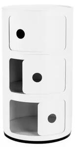 Componibili 3 Masă Laterală Matt White - Kartell