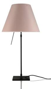 Costanza Veioză cu Dimmer Black/Soft Skin - Luceplan