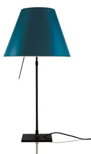 Costanza Veioză cu Dimmer Black/Petroleum Blue - Luceplan