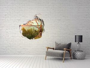Autocolant de perete gaură 3D lac Scandinavia