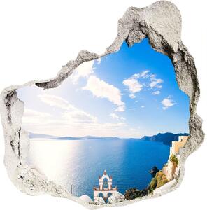Autocolant autoadeziv gaură Santorini, Grecia
