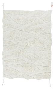 Covor alb lavabil/țesut manual din lână 170x240 cm Enkang Ivory – Lorena Canals