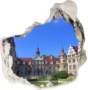 Autocolant gaură 3D Polonia Castelul Moszna