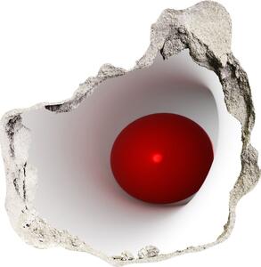 Fototapet 3D gaură în perete Abstracție mingii