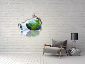 Fototapet 3D gaură în perete resurse ecologice