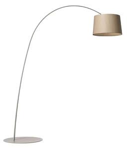 Twiggy LED Lampadar Greige/Wood - Foscarini