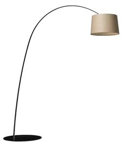 Twiggy LED Lampadar Black/Wood - Foscarini